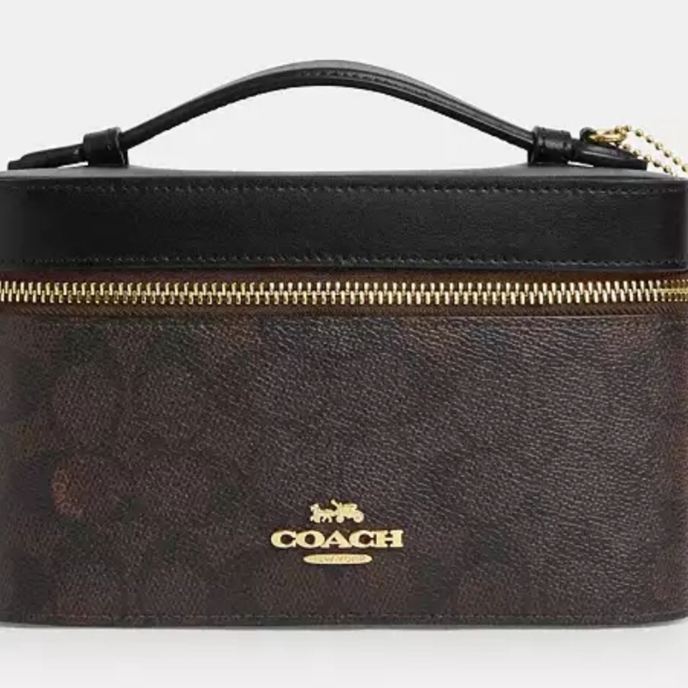 Coach Signature Cosmetic Case Bag